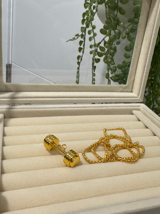 Dumble pendant ( free chain )