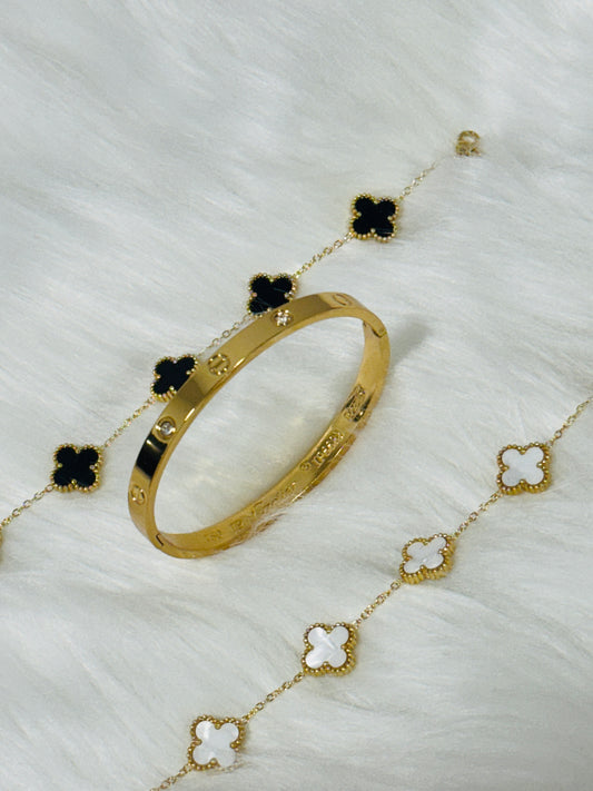 Cartier type bracelet (free leaf bracelet sale)