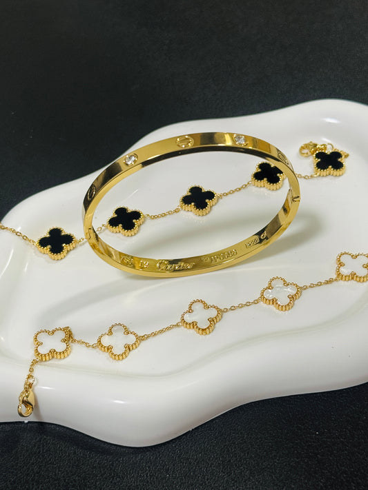 Cartier type bracelet (free leaf bracelet sale)