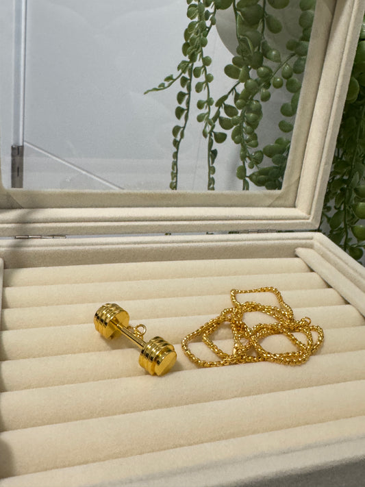 Dumble pendant ( free chain )