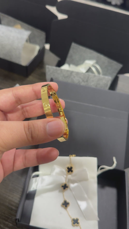 Cartier type bracelet (free leaf bracelet sale)